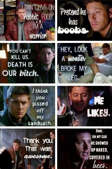 Supernatural Funny Dean Quotes. QuotesGram