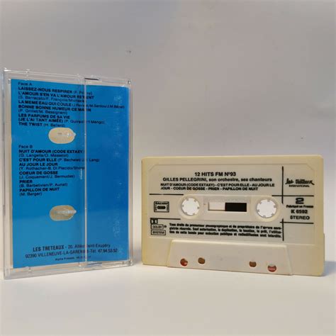 12 Hits Fm N93 Gilles Pellegrini Je L Ai Tant Loved Audio Cassette