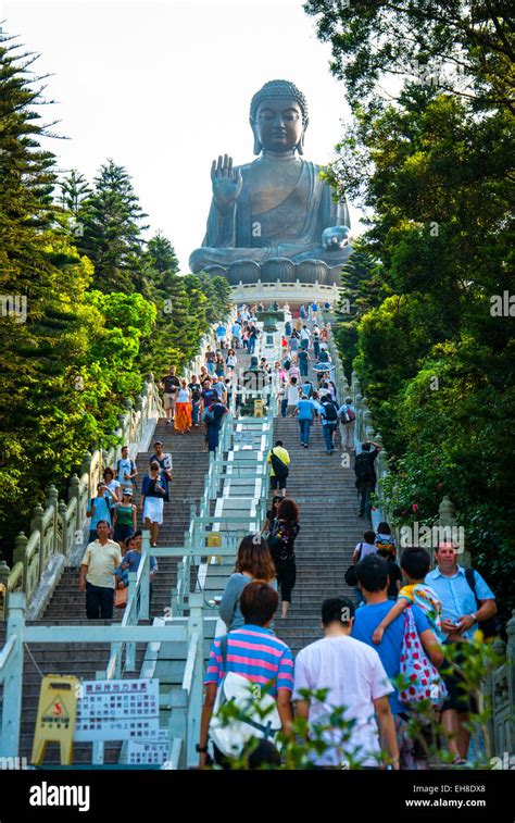 260 Steps To The Tian Tan Buddha The Largest Bronze Seated Outdoor