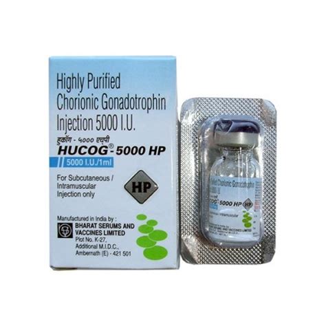 HCG 5000iu Injection Human Chorionic Gonadotropin Uses Dosage