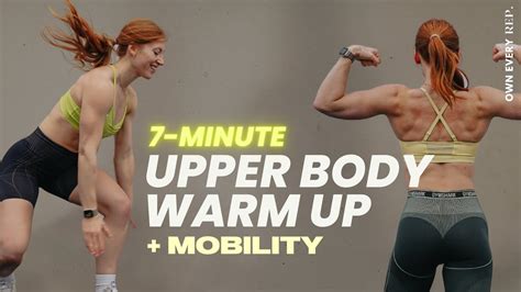 7 Min Upper Body Warm Up Mobility For Gym Home Workouts No