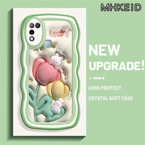 MHKEID Casing Ponsel Untuk Infinix Hot 10 Play Hot 11 Play Hot 9 Play