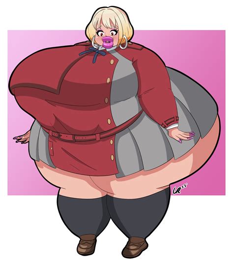 An Older Bbw Bimbofied Chisato Nishikigi By Unknownrez On Itaku