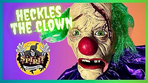 Heckles The Clown Animatronic Spirit Halloween Unboxing Demo Youtube