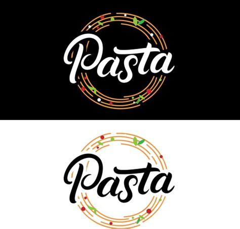 Pizzeria Hand Written Lettering Logo Label Badge Vector Image