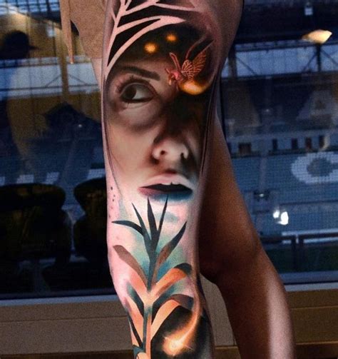 Un Artista Incre Blemente Talentoso Crea Tatuajes De Retratos Realistas