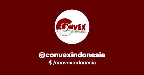convexindonesia instagram tiktok linktree