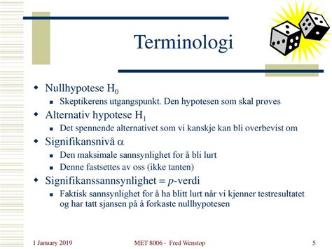 MET 2211 Statistikk Og Dataanalyse Ppt Laste Ned