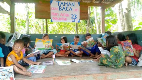 Taman Baca Bersama Anak Desa Guna Meningkatkan Budaya Membaca Pada Anak