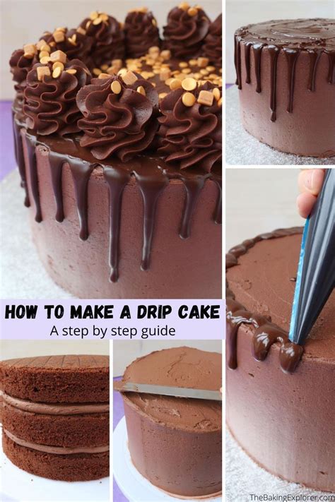 How To Make A Drip Cake With Chocolate Frosting