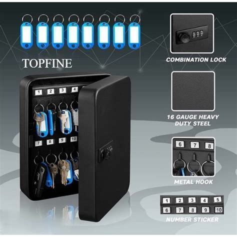 Ready Stock Topfine Key Slots Keys Box Password Lock Metal