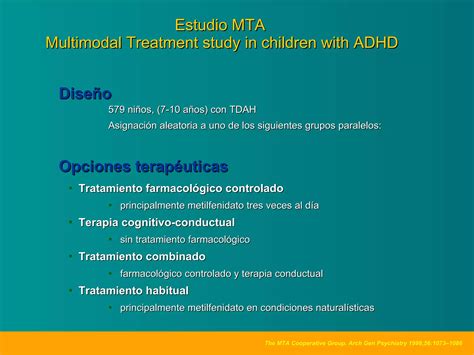 Trastorno Por Déficit De Atenciónhiperactividad Ppt Elaborado Por El Dr Royo Moya Psiquiatra