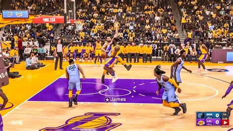 Memphis Grizzlies Vs LA Lakers 3 7 2023 NBA 2K23 Gameplay YouTube