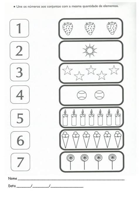 Actividades De Numeros Para Preescolares