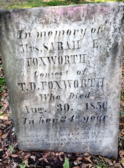 Sarah Elizabeth Sallie Pringle Foxworth Find A Grave