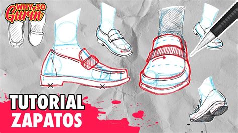 Como DIBUJAR ZAPATOS FÁCIL YouTube