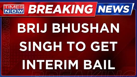 Breaking News Live Ex Wfi Chief Brij Bhushan Singh Is Set To Move