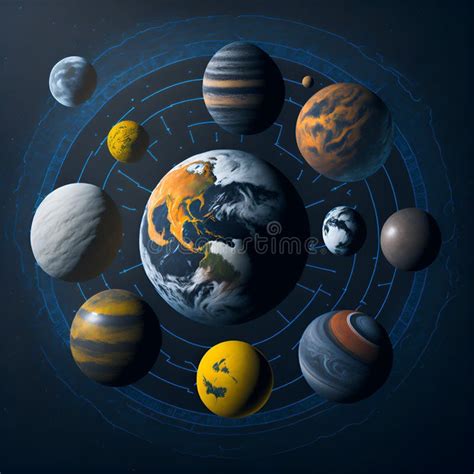 Solar System Eight Planets Stock Illustrations 93 Solar System Eight