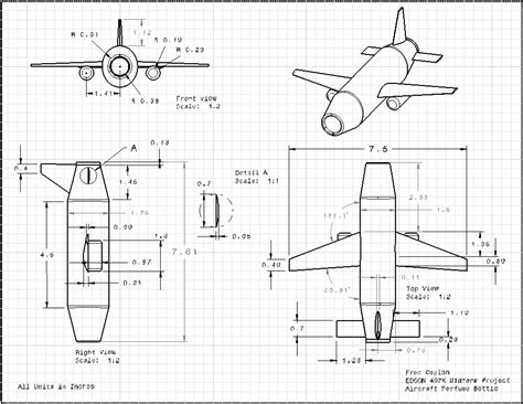 CATIA V5 BLOG: DRAWING TEST CATIA - SIMPLE AEROPLANE