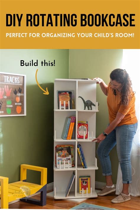 Diy Rotating Bookcase Artofit