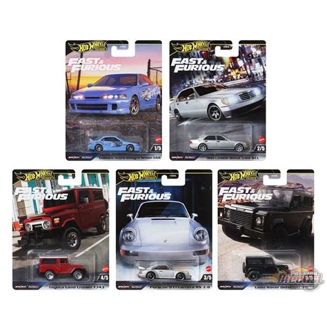 Hot Wheels Car Culture Fast Furious Premium G Assortment Set Of Cars