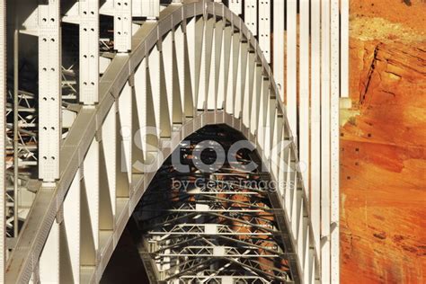 Arch Bridge Girder Abstract Stock Photo Royalty Free Freeimages