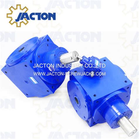 Jtph210 90 Degree Hollow Shaft Four Way Gearboxes 1 1 Ratio 90 Degree