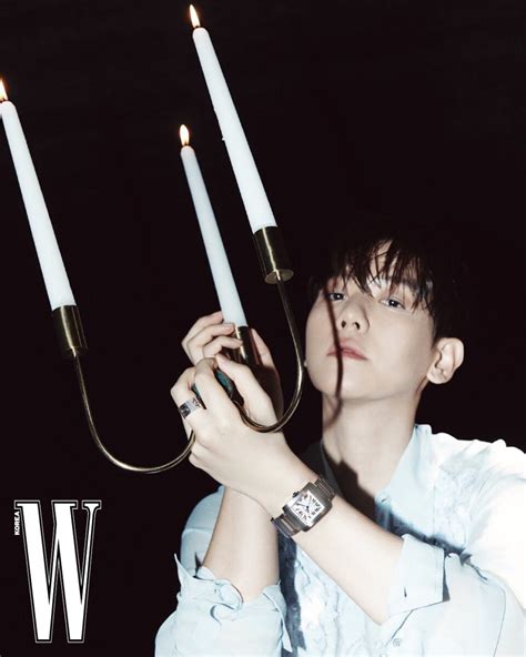 Kpop World Ina On Twitter Exo Baekhyun With Cartier For W Korea