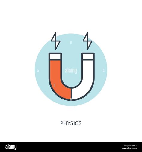 Vector Illustration Magnet Symbol Electromagnetism Symbol Stock