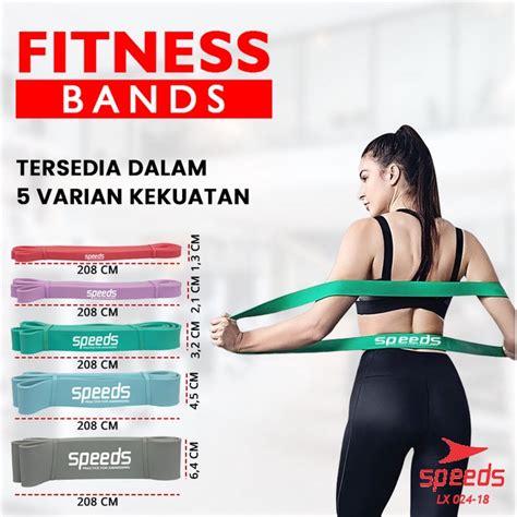 Jual Speeds Resistance Band 1 Set Yoga Band Loop Bands Karet Yoga Fitness 024 18 Shopee