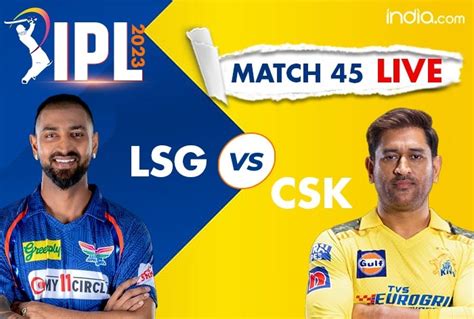 Highlights Lsg Vs Csk Ipl 2023 Match Called Off Due To Rain