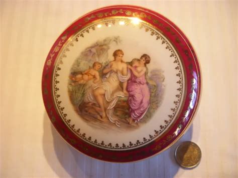 Bonbonni Re En Porcelaine De Limoges Sc Ne Femmes Et Le Ch Rubin De