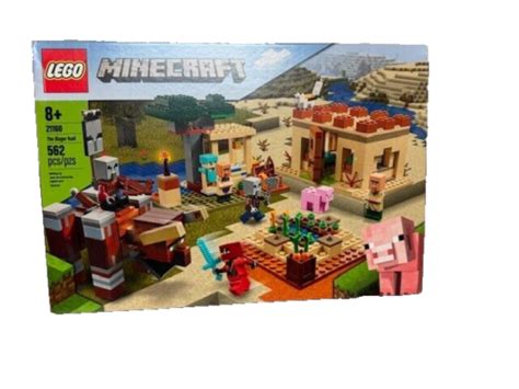 Lego Minecraft The Illager Raid Ebay