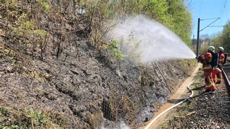 B Schungsbrand Bei Schloss Hardenberg Sorgt F R Einsatz