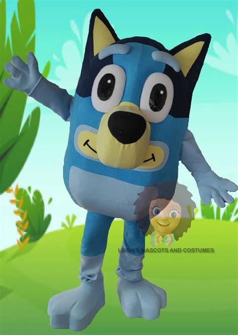 Mascot Costume Blue Heeler Bluey Etsy