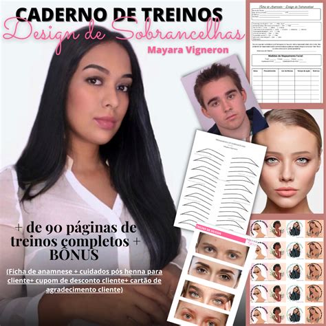 Ebook Caderno De Treinos Design De Sobrancelha Em Pdf Mayara Vigneron Hotmart