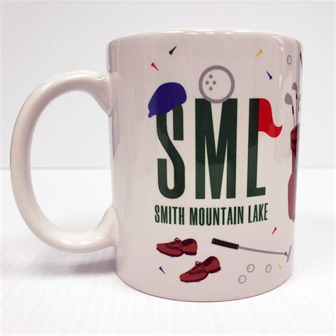 Smith Mountain Lake Golf Mug Print N Paper