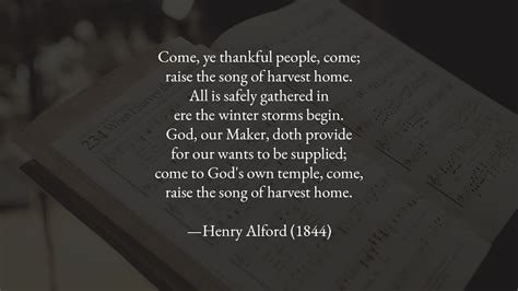 Come Ye Thankful People Come G3 Ministries