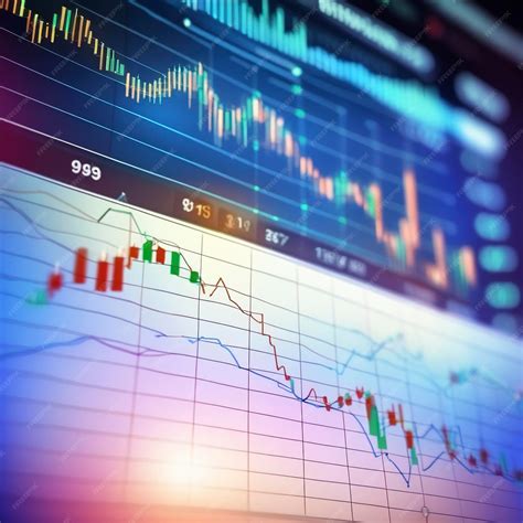 Premium AI Image | Stock Market Chart Candlestick Pattern