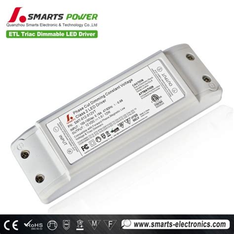 Custom Triac Dimmable Led Driver 12v Dc 12w Class 2 Power Led Power Supplytriac Dimmable Led