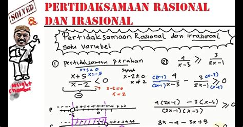 Contoh Soal Bilangan Rasional Dan Irasional Mutlak Pertidaksamaan Nilai