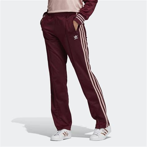 Adidas Originals Womens Firebird Track Pants Maroon Ed4791 Adidas