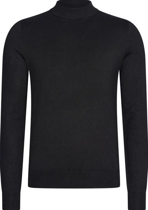 Mario Russo Heren Sweaters Turtle Neck Trui Black Zwart Maat M Bol