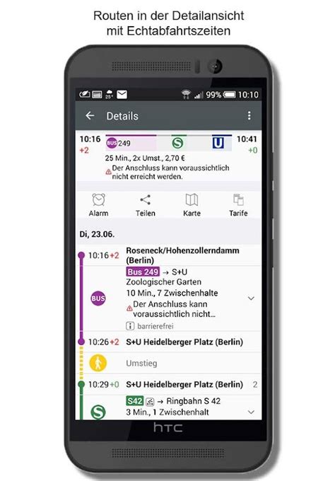 BVG FahrInfo Plus Android Apps On Google Play