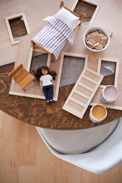 Make A Fold Away Dollhouse A Beautiful Mess