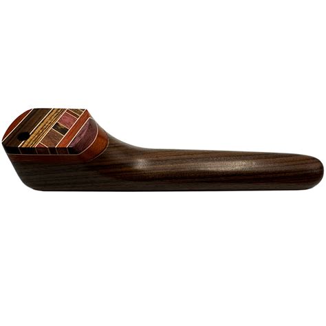 6 American Made Exotic Hardwood Smoking Pipe Swivel Lid Bocote