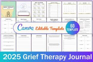 2025 Grief Therapy Journal Kdp Graphic By KDPMart Creative Fabrica