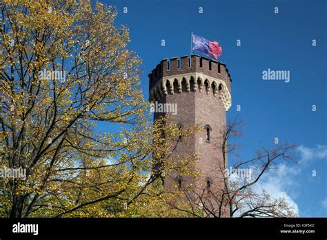 Malakoffturm Tower In The Rheinauhafen Rheinau Harbour In Cologne