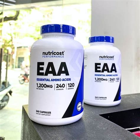 Nutricost EAA Essential Amino Acids 1200Mg 240 Viên