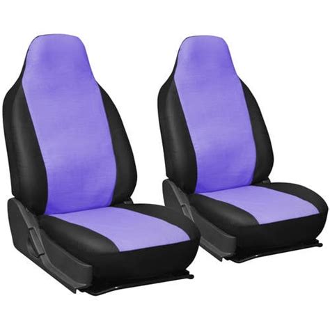 Oxgord 2 Piece Integrated Faux Leather Bucket Seat Covers Universal Fit For Cartruckvansuv